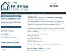 Tablet Screenshot of iowafairplan.com